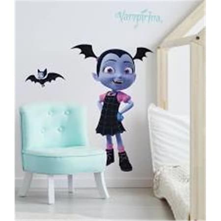 RoomMates RMK3761GM 24.22 X 37.13 In. Disney Vampirina Peel & Stick Giant Wall Decals - Black; Blue & Pink